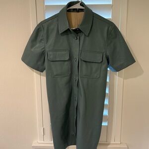 7 for All Mankind Faux Leather Dress - Size Small